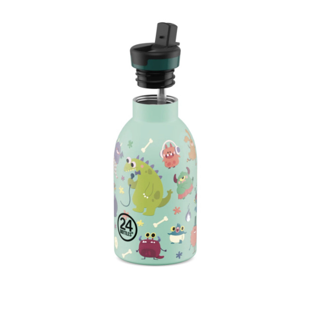 24Bottles Kids Insulated Bottle Ανοξείδωτο Μπουκάλι Θερμός 0.33lt (Spooky Friends)