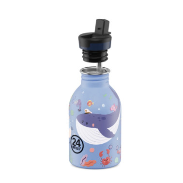24Bottles Kids Urban Bottle Ανοξείδωτο Μπουκάλι 0.25lt (Ocean Friends)