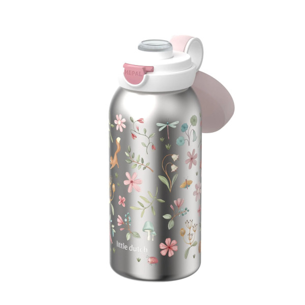 Little Dutch Ανοξείδωτο Μπουκάλι - Θερμός Flip-up Campus 500 ml - Fairy Wonders