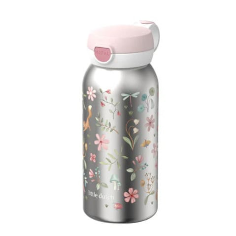 Little Dutch Ανοξείδωτο Μπουκάλι - Θερμός Flip-up Campus 500 ml - Fairy Wonders