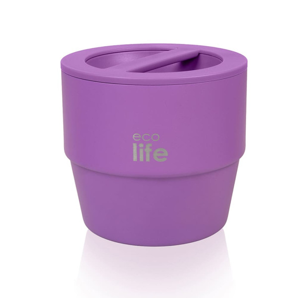 EcoLife Στρογγυλό Θερμός Φαγητού 750ml Μωβ