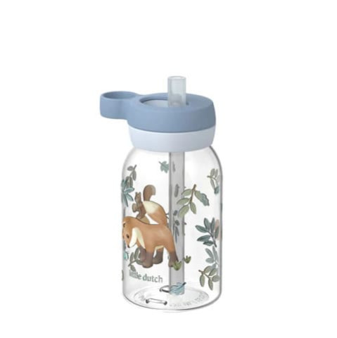 Little Dutch Μπουκάλι με Καλαμάκι Campus 450 ml - Forest Friends