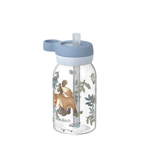 Little Dutch Μπουκάλι με Καλαμάκι Campus 450 ml - Forest Friends
