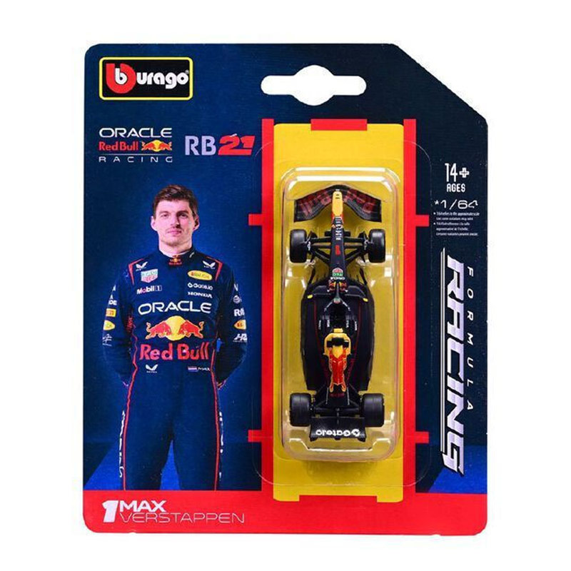 Bburago Formula 1 Oracle Red Bull RB21 #1 Max Verstappen 1/64