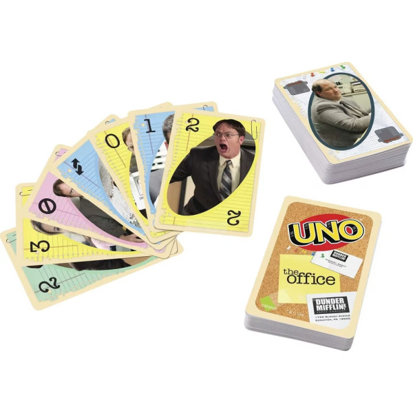 Mattel UNO The Office - Επιτραπέζιο Παιχνίδι με Κάρτες  (GVH29)