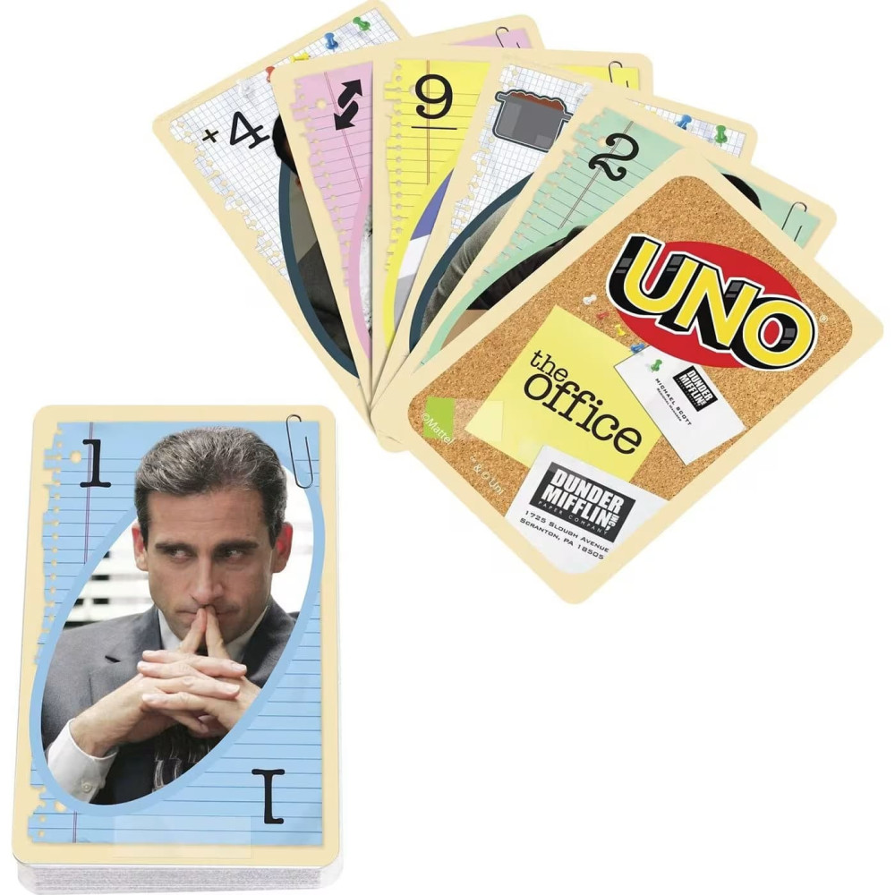 Mattel UNO The Office - Επιτραπέζιο Παιχνίδι με Κάρτες  (GVH29)