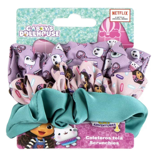 Cerda Beauty: Gabby’s Dollhouse - Scrunchies Μαλλιών (3pcs)
