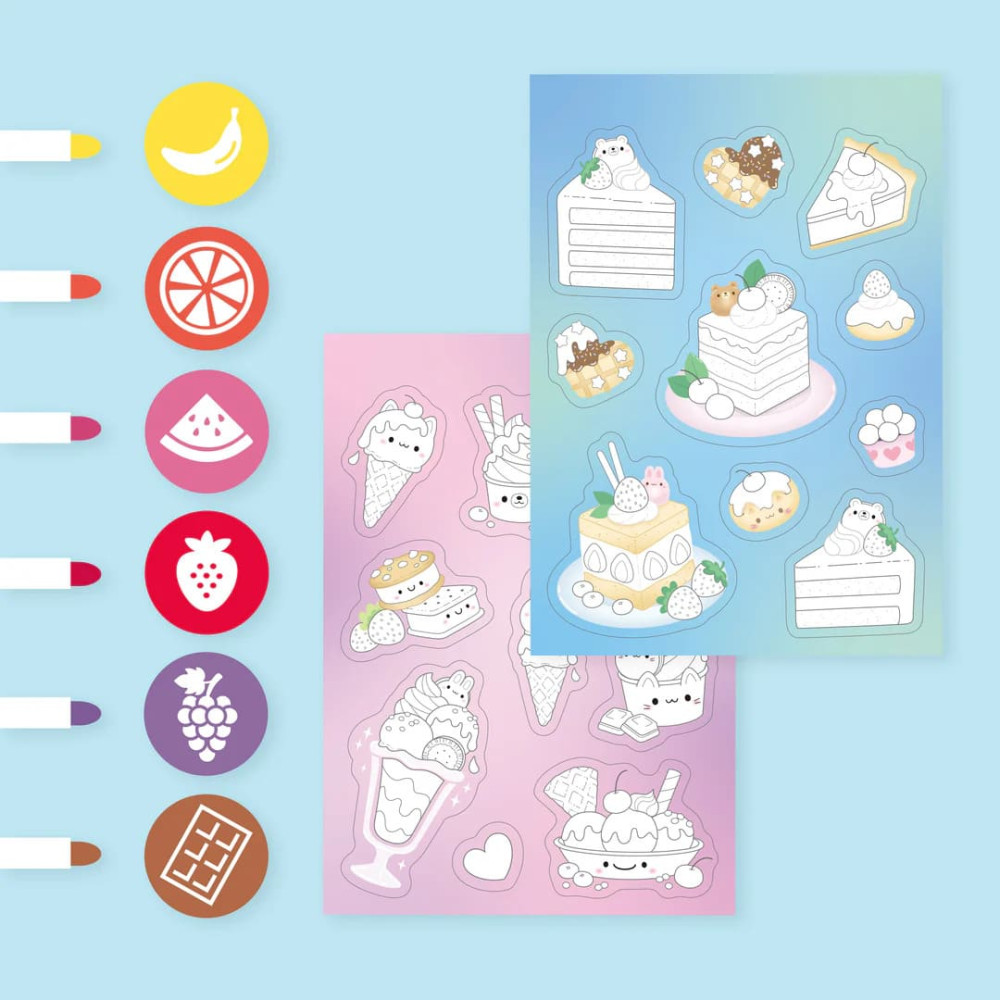 Tiger Tribe Σετ Δραστηριοτήτων – Scented Stacks of Stickers Dreamy Desserts