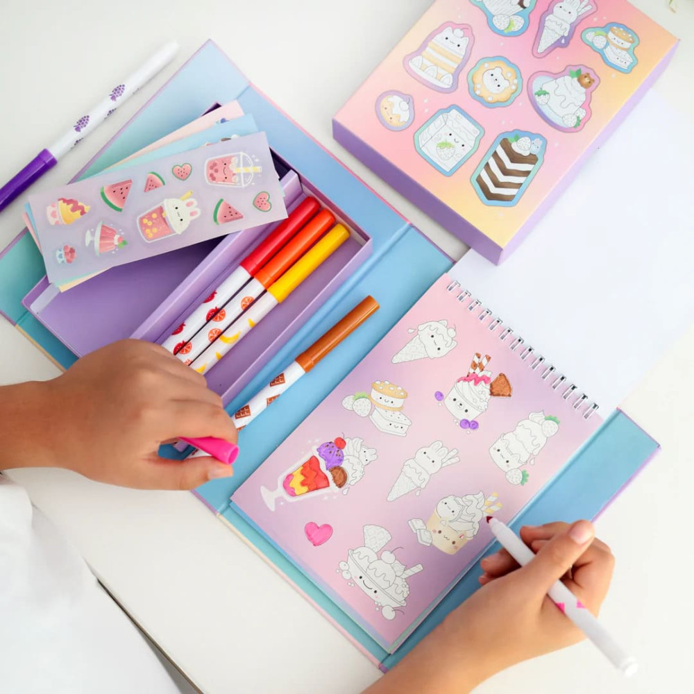 Tiger Tribe Σετ Δραστηριοτήτων – Scented Stacks of Stickers Dreamy Desserts