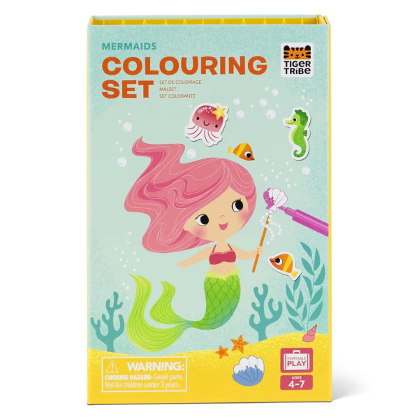 Tiger Tribe Σετ Δραστηριοτήτων – Colouring Set Mermaids