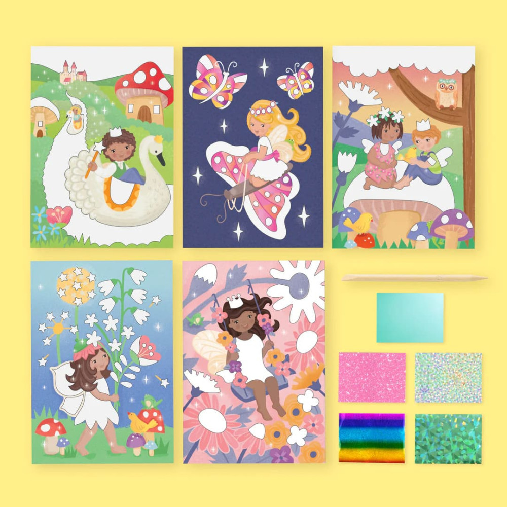 Tiger Tribe Foil Art – Fairy