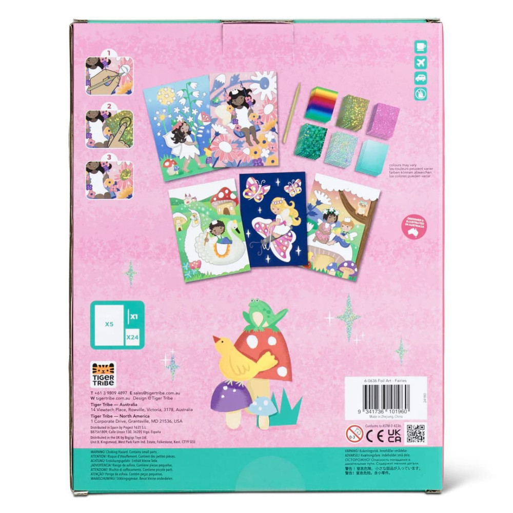 Tiger Tribe Foil Art – Fairy