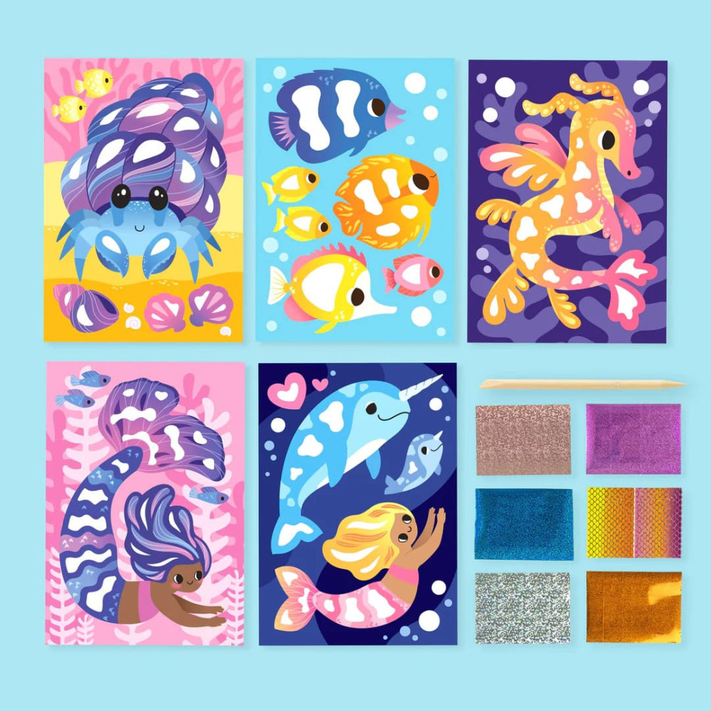 Tiger Tribe Foil Art – Ocean Magic