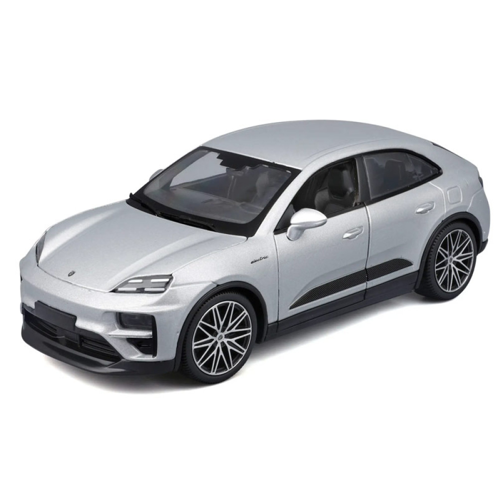 Bburago Porsche Macan Turbo Electric (Silver) 1/24