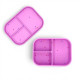 Dodo's Land Peck ‘n Pack Bento Box Φαγητοδοχείο Σιλικόνης με 3 Χωρίσματα – Starlight Pink