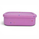 Dodo's Land Smart Duo Bento Box Φαγητοδοχείο Σιλικόνης με 2 Αποσπώμενα Χωρίσματα – Starlight Pink