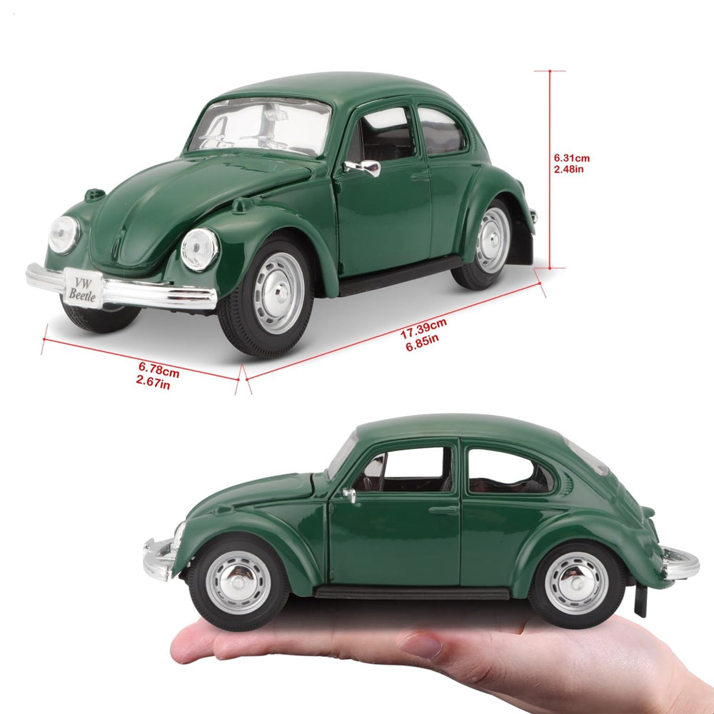 Maisto Volkswagen Beetle (Green) 1/24