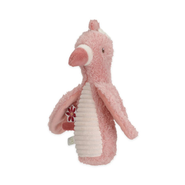 Little Dutch Υφασμάτινη Κουδουνίστρα Flamingo GRS