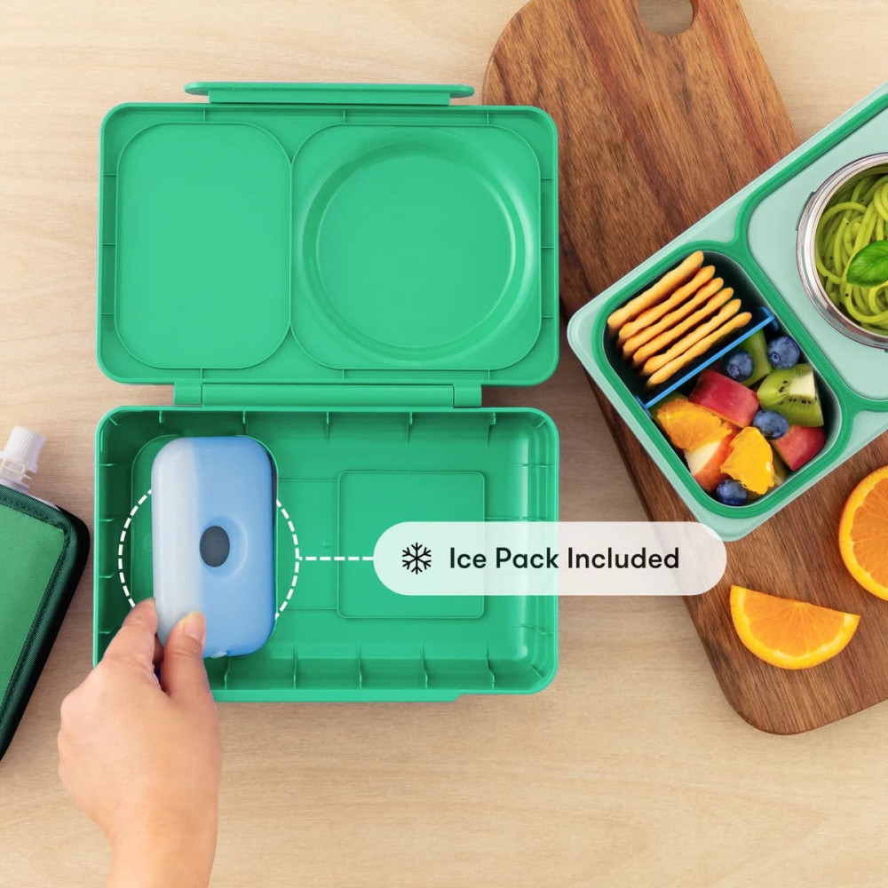 OmieBox Up Φαγητοδοχείο με 2 Ζώνες Θερμοκρασίας 1.15lt (Jade Green)