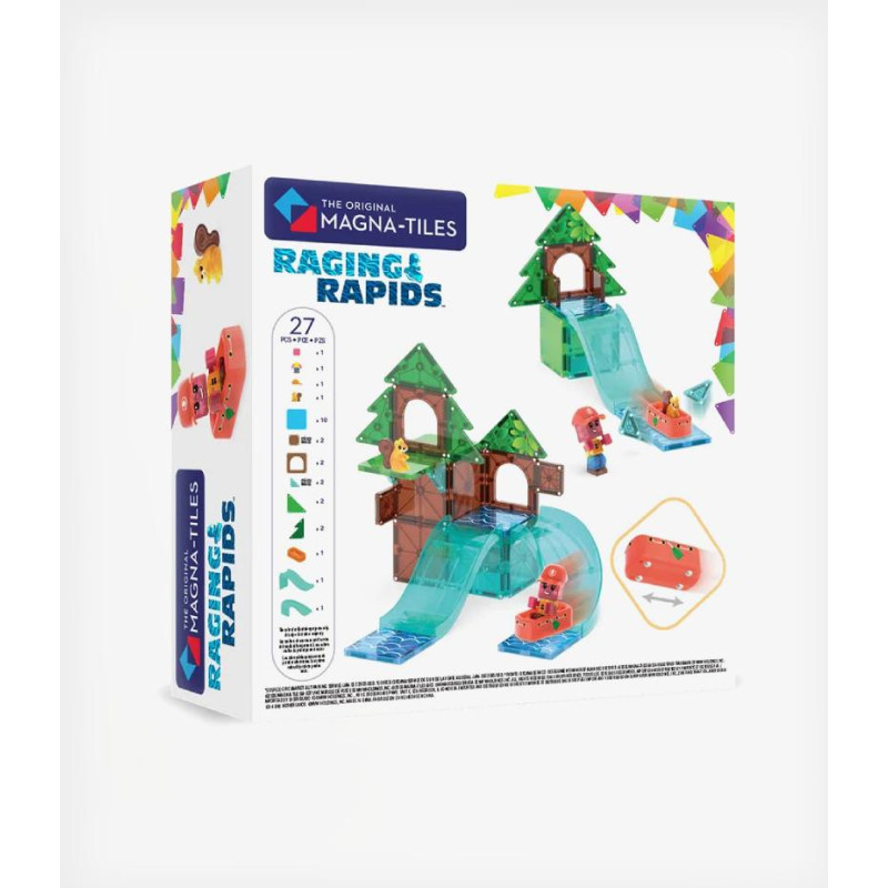 Magna-Tiles Μαγνητικό Παιχνίδι 27 κομματιών Raging Rapids
