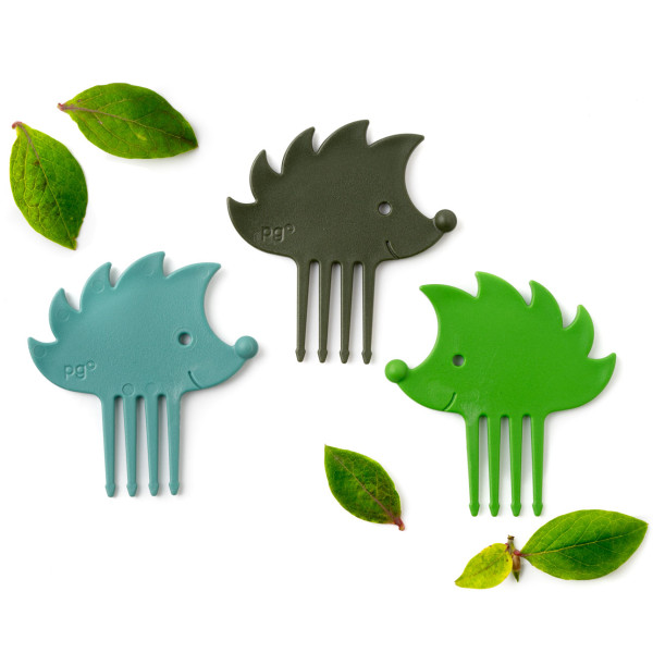 Lekkabox Πιρουνάκια Hedgehog 3 τμχ - Green