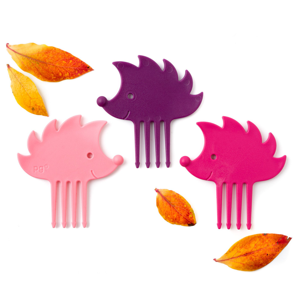 Lekkabox Πιρουνάκια Hedgehog 3 τμχ - Purple