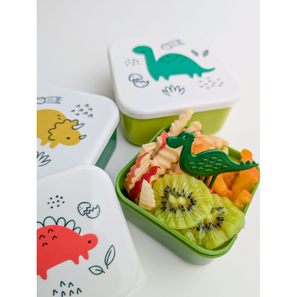 Lekkabox Πιρουνάκια Dino 3 τμχ