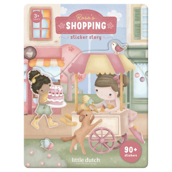Little Dutch Σετ με Αυτοκόλλητα Rosa