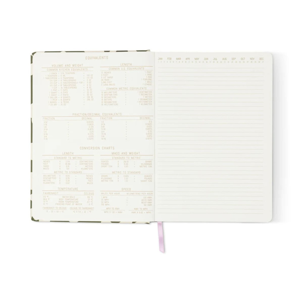 Desighworks Vintage Μεγάλο Ημερολόγιο Soft Touch Pink Vintage Floral