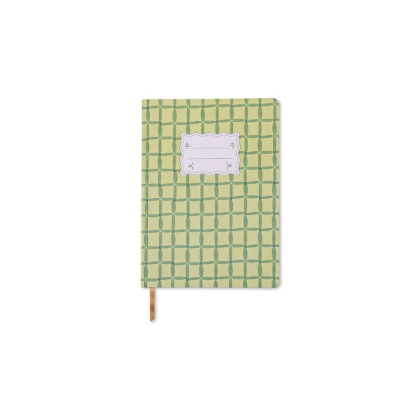 Desighworks Vintage Μεγάλο Ημερολόγιο Soft Touch Green Lattice