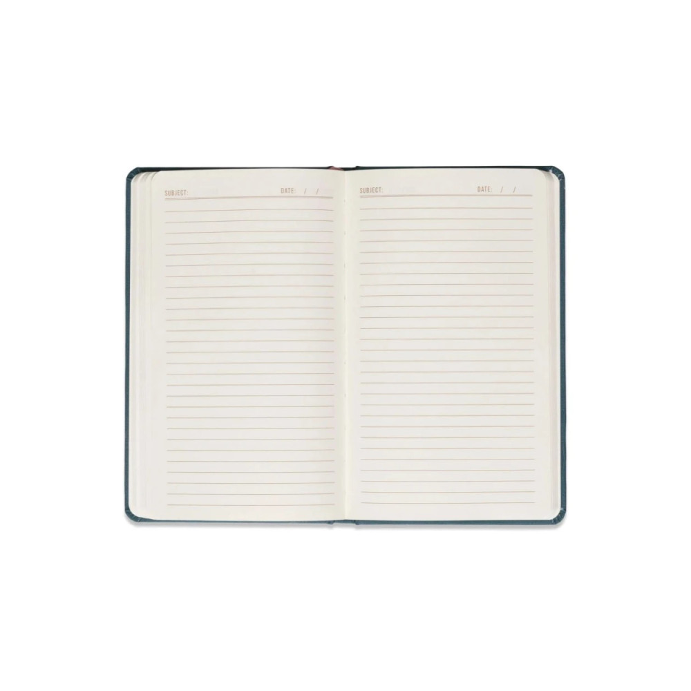 Desighworks Σημειωματάριο Celestial Bookcloth Journal - Teal Moon