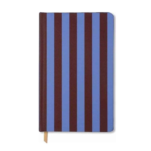 Desighworks Σημειωματάριο Soft Touch Journal Purple & Nutmeg Stripe