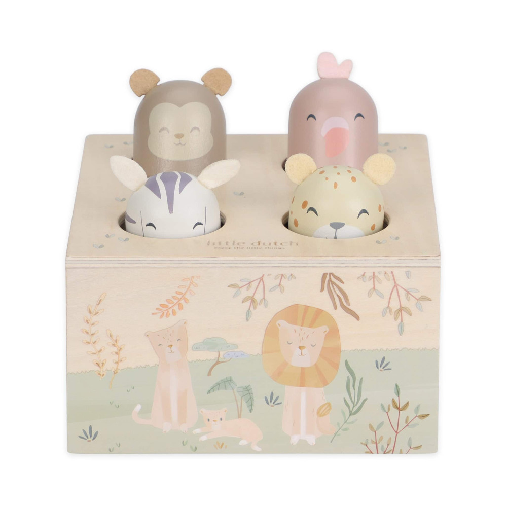 Little Dutch Εκπαιδευτικό Παιχνίδι pop-up Safari Friends FSC