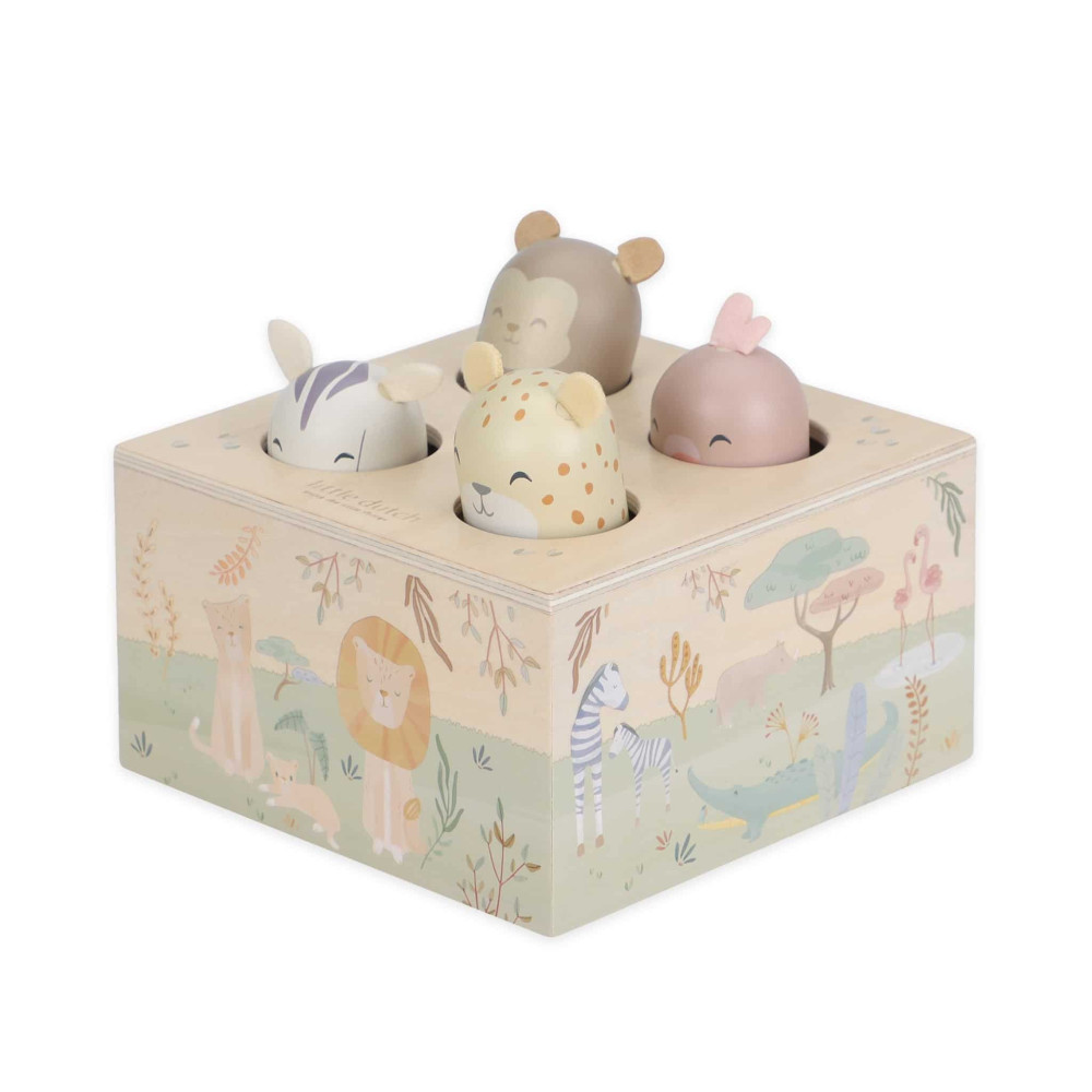 Little Dutch Εκπαιδευτικό Παιχνίδι pop-up Safari Friends FSC