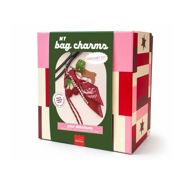Petite Epicerie Σετ Πλεξίματος My Bag Charms - Cherry Cowboy