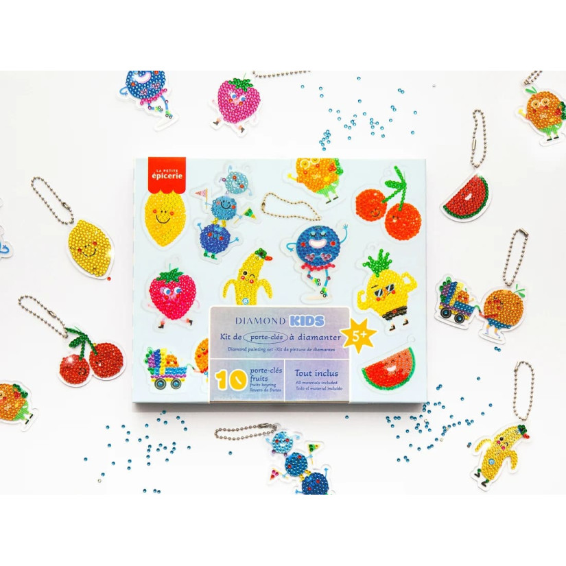 Petite Epicerie Δημιουργικό Σετ Diamond Painting για Παιδιά – Μπρελόκ