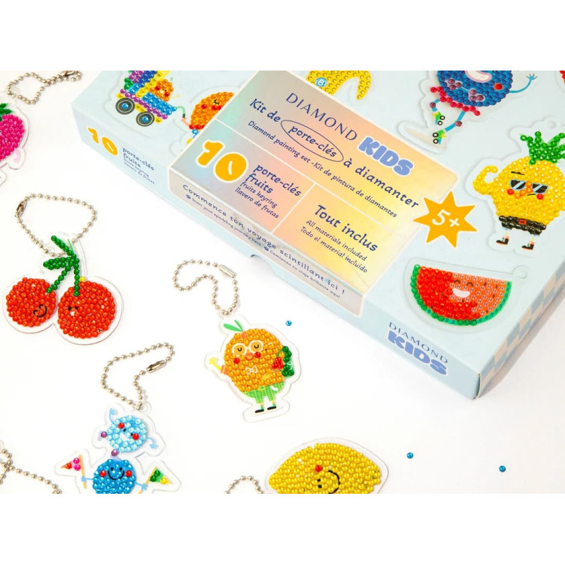 Petite Epicerie Δημιουργικό Σετ Diamond Painting για Παιδιά – Μπρελόκ