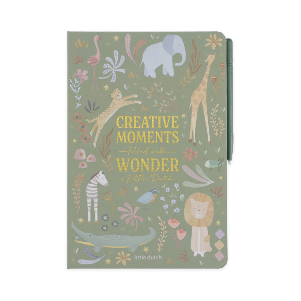 Little Dutch Tablet Ζωγραφικής Safari Friends (Πράσινο)