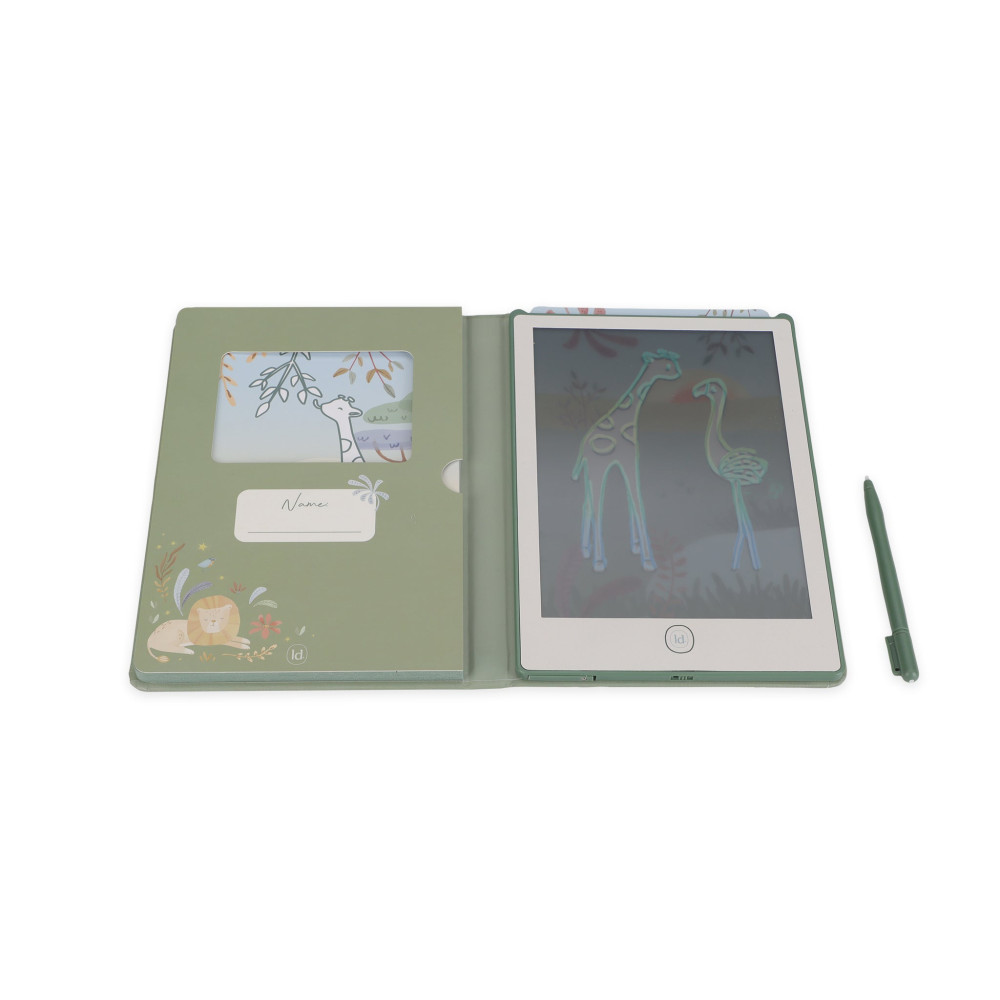 Little Dutch Tablet Ζωγραφικής Safari Friends (Πράσινο)