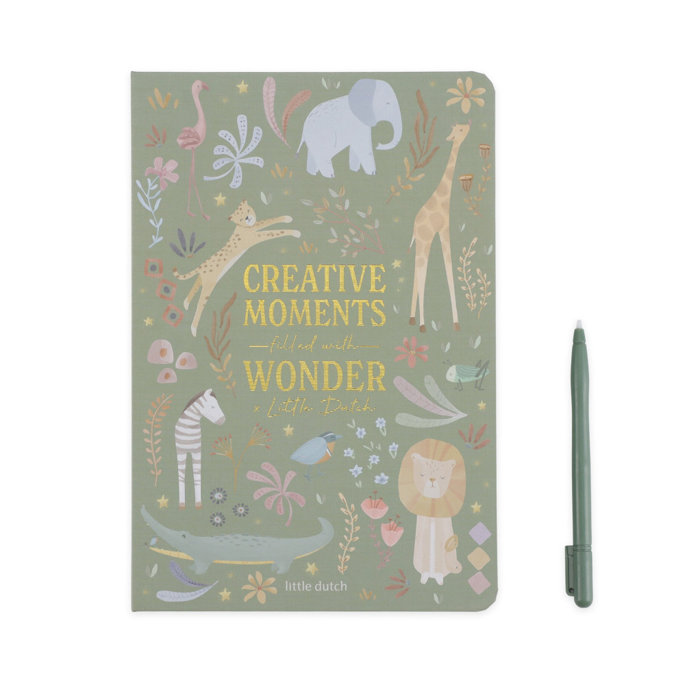 Little Dutch Tablet Ζωγραφικής Safari Friends (Πράσινο)
