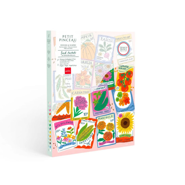 Petite Epicerie Σετ Ζωγραφικής με Αριθμούς - Seed Packets par Lisa Barlow Illustrates