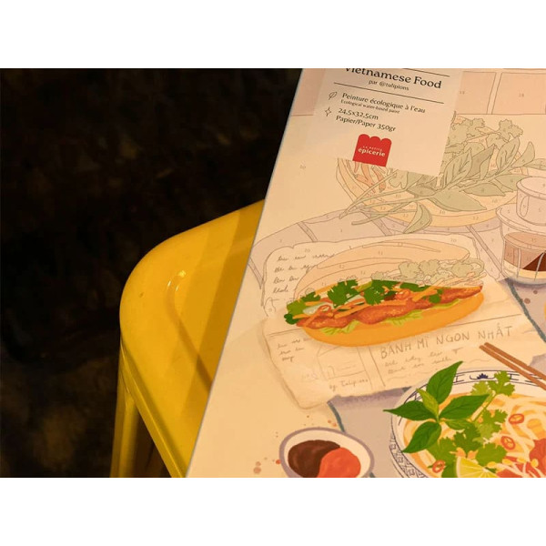 Petite Epicerie Σετ Ζωγραφικής με Αριθμούς - Vietnamese Food par Jayne Wong