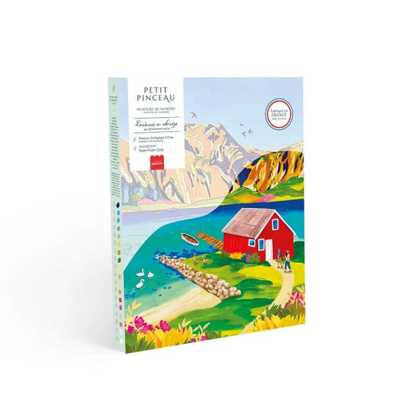 Petite Epicerie Σετ Ζωγραφικής με Αριθμούς - Randonnée en Norvège par Nolwenn Studio