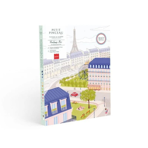 Petite Epicerie Σετ Ζωγραφικής με Αριθμούς - Un Printemps à Paris par Mabel Sorrentino