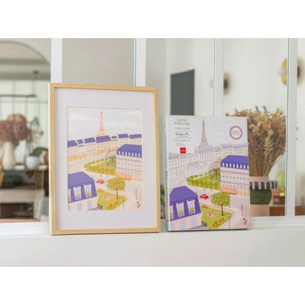 Petite Epicerie Σετ Ζωγραφικής με Αριθμούς - Un Printemps à Paris par Mabel Sorrentino