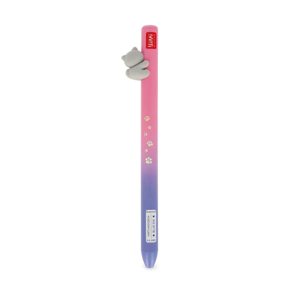 Legami HUG0002 Retractable Ballpoint Kitty "Be Curious"- Free Hugs
