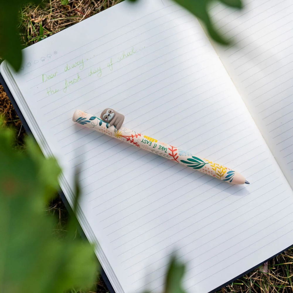 Legami HUG0006 Retractable Ballpoint Sloth "Take it Easy"- Free Hugs