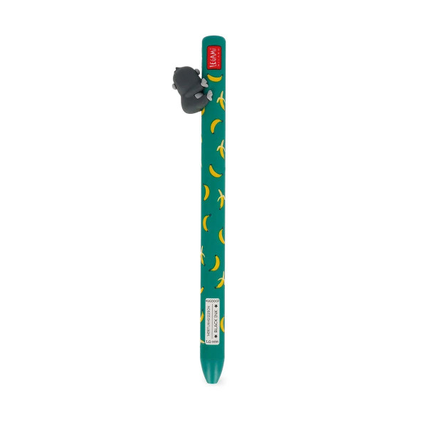 Legami HUG0007 Retractable Ballpoint Gorilla "Wild but Kind"- Free Hugs