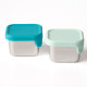 Lekkabox Cubis Mini Δοχεία από ανοξείδωτο ατσάλι 2 τμχ - Ocean