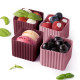 Lekkabox Bento Cups Θήκες Σιλικόνης 4 τμχ (Plum)